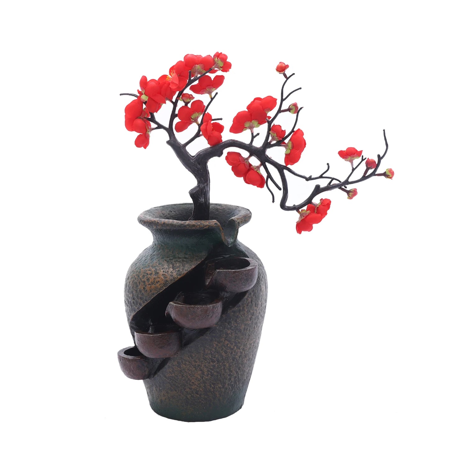 110V Flower with Fountain Indoor FengShui