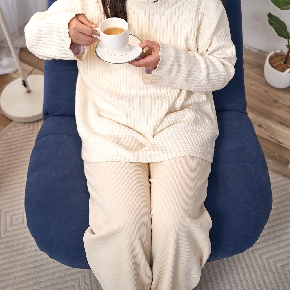 Single sofa reclining Japanese chair
