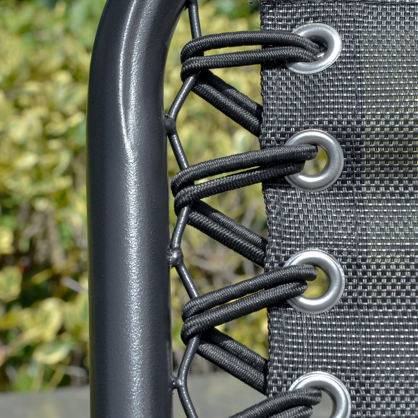 2 Person Outdoor Swing Chair for Porch, Patio, Storage, Tray, Cup Holders, Black
