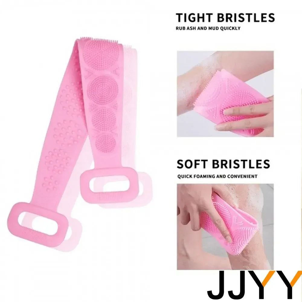 Silicone Bath Long Back Scrubber for Body Massage Exfoliating