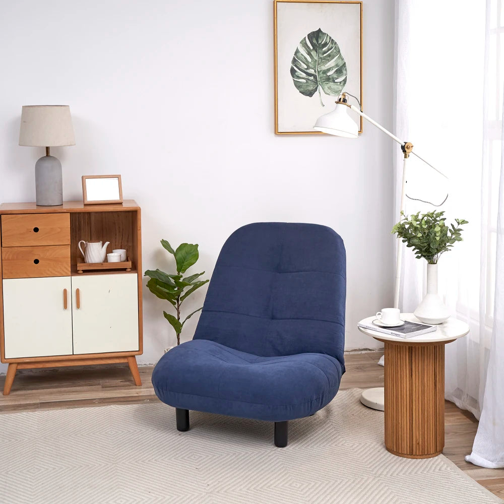 Single sofa reclining Japanese chair