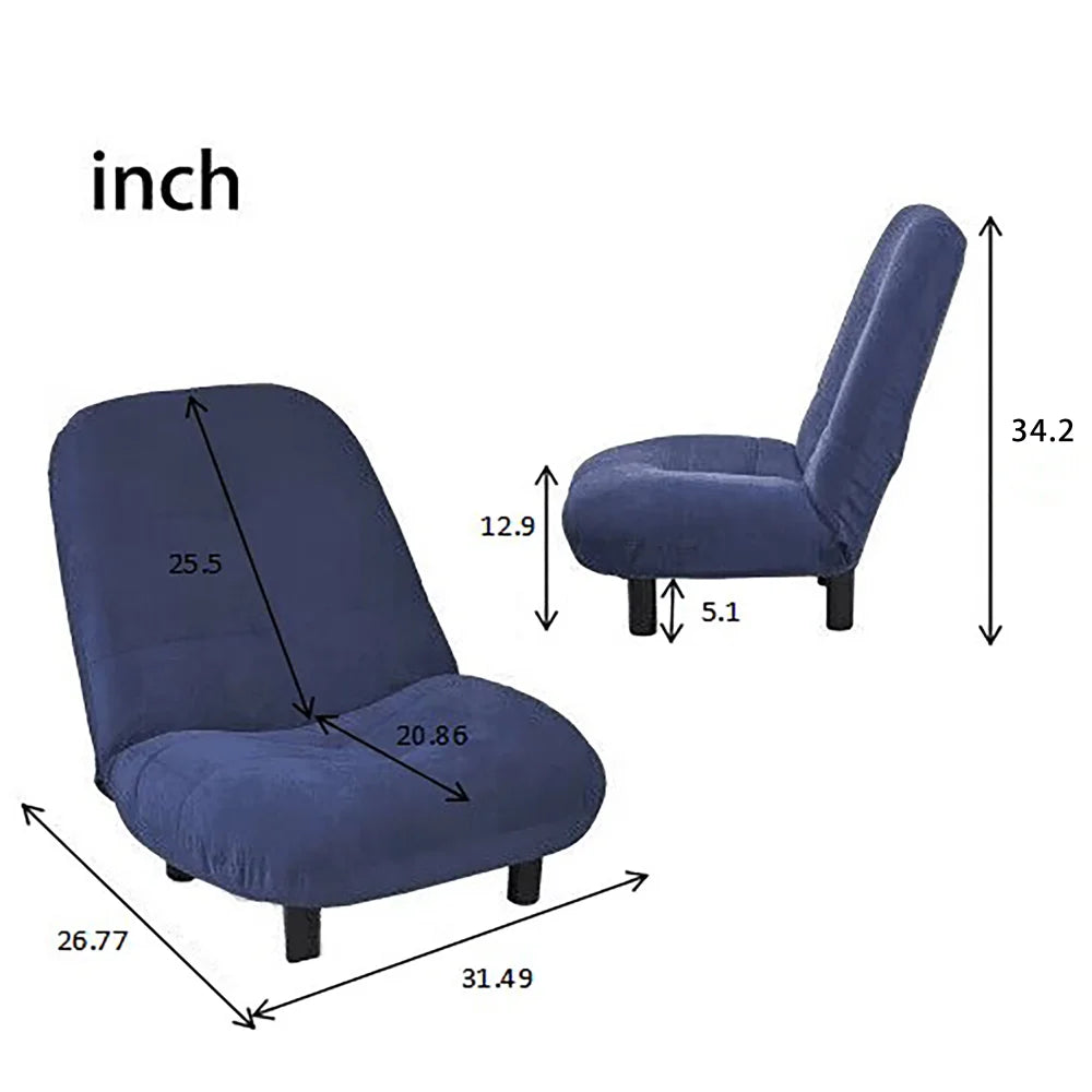 Single sofa reclining Japanese chair