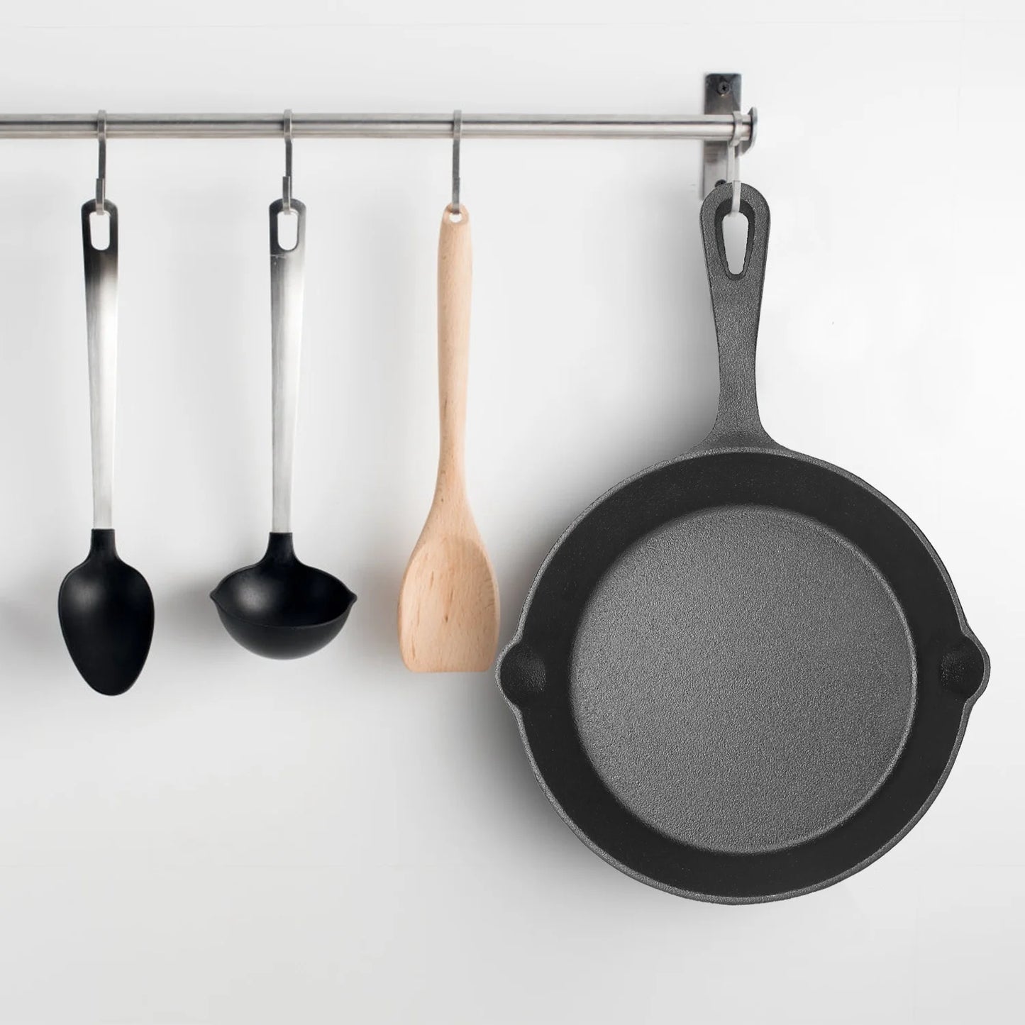 Pre-Seasoned Cast Iron Skillet Set 6/8/10in Oven Safe Cookware