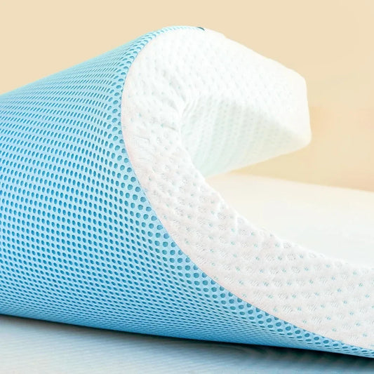 4 Inch Gel-Infused Memory Foam Mattress Cooling Bed Topper Pad Removable Fitted Cover Ventilated Design