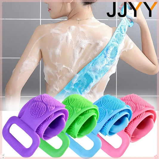 Silicone Bath Long Back Scrubber for Body Massage Exfoliating